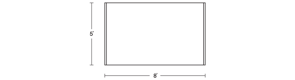 A product dimensions graphic