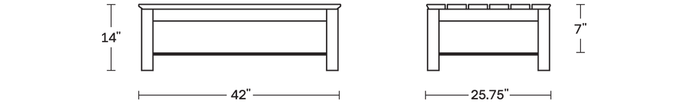 A product dimensions graphic