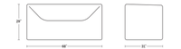 A product dimensions graphic