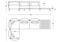 A product dimensions graphic