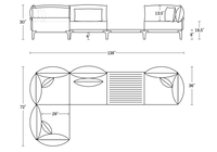 A product dimensions graphic