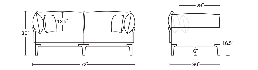 A product dimensions graphic