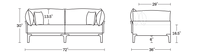 A product dimensions graphic