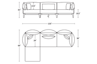 A product dimensions graphic