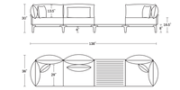 A product dimensions graphic