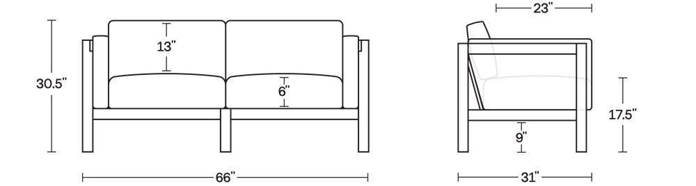 A product dimensions graphic