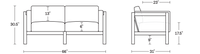 A product dimensions graphic