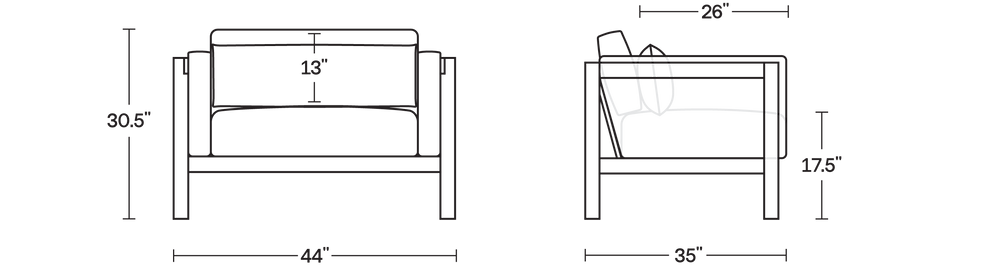 A product dimensions graphic