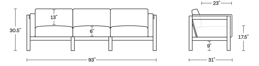 A product dimensions graphic