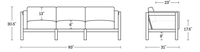 A product dimensions graphic