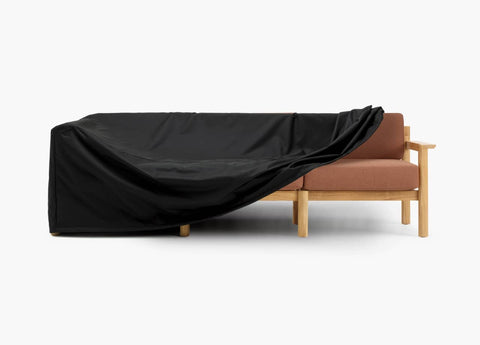 Protective cover covering outdoor sofa