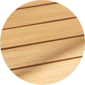 Solid sustainable teak